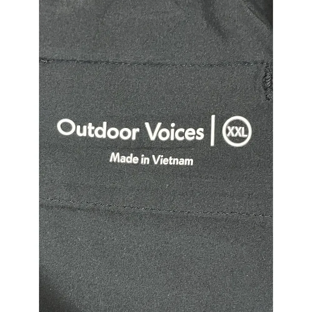 Outdoor Voices Sweatpants Mens‎ XXL Black Outdoor Tapered Hiking Gym Adult